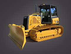 Yellow bulldozer